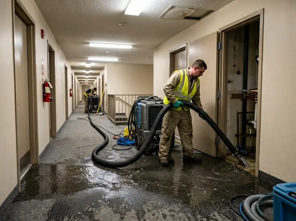 multi-unit-apartment-hallway-f-005 — frequently asked questions, Emergency Burst Pipe Water Extraction & Removal in Bryan, OH